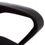 ΚΑΡΕΚΛΑ ΓΡΑΦΕΙΟΥ BRISTONE HM1058.37 ΠΟΔΙ ΧΡΩΜΙΟΥ-ΚΟΚΚΙΝΗ 59x53x80-90Υεκ.