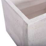 ΣΕΤ 3ΤΜΧ ΓΛΑΣΤΡΕΣ ΟΡΘΟΓΩΝΙΕΣ GARDENER HM4723 FIBERCLAY ΓΚΡΙ CEMENT 81x30x30Υεκ.