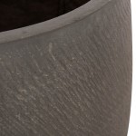 ΣΕΤ 4ΤΜΧ ΓΛΑΣΤΡΕΣ ΣΤΡΟΓΓΥΛΕΣ GARDENER HM4726 FIBERCLAY ΓΚΡΙΖΟΠΡΑΣΙΝΟ Φ52x55Υεκ