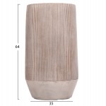 ΣΕΤ 2ΤΜΧ ΓΛΑΣΤΡΕΣ ΚΥΛΙΝΔΡΟΙ ΣΕΙΡΑ GARDENER HM4727 FIBERCLAY-ΧΡΩΜΑ CEMENT Φ35x64Υεκ