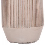 ΣΕΤ 2ΤΜΧ ΓΛΑΣΤΡΕΣ ΚΥΛΙΝΔΡΟΙ ΣΕΙΡΑ GARDENER HM4727 FIBERCLAY-ΧΡΩΜΑ CEMENT Φ35x64Υεκ