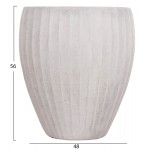 ΣΕΤ 3ΤΜΧ ΓΛΑΣΤΡΕΣ ΣΤΡΟΓΓΥΛΕΣ ΣΕΙΡΑ GARDENER HM4728 FIBERCLAY-ΧΡΩΜΑ CEMENT Φ48x56Υεκ