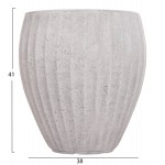 ΣΕΤ 3ΤΜΧ ΓΛΑΣΤΡΕΣ ΣΤΡΟΓΓΥΛΕΣ ΣΕΙΡΑ GARDENER HM4728 FIBERCLAY-ΧΡΩΜΑ CEMENT Φ48x56Υεκ