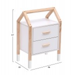 ΚΟΜΟΔΙΝΟ ΠΑΙΔΙΚΟ PEPE HM2489.03 ΛΕΥΚΗ ΜΕΛΑΜΙΝΗ-ΠΕΥΚΟ ΣΕ ΦΥΣΙΚΟ 46x30x67Υεκ.