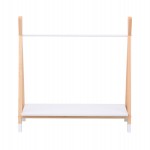 ΚΡΕΜΑΣΤΡΑ ΠΑΙΔΙΚH ΜΕ ΡΑΦΙ PASCHAL HM2490.03 ΜΕΛΑΜΙΝΗ-ΞΥΛΟ ΠΕΥΚΟΥ 100x40x100Υεκ