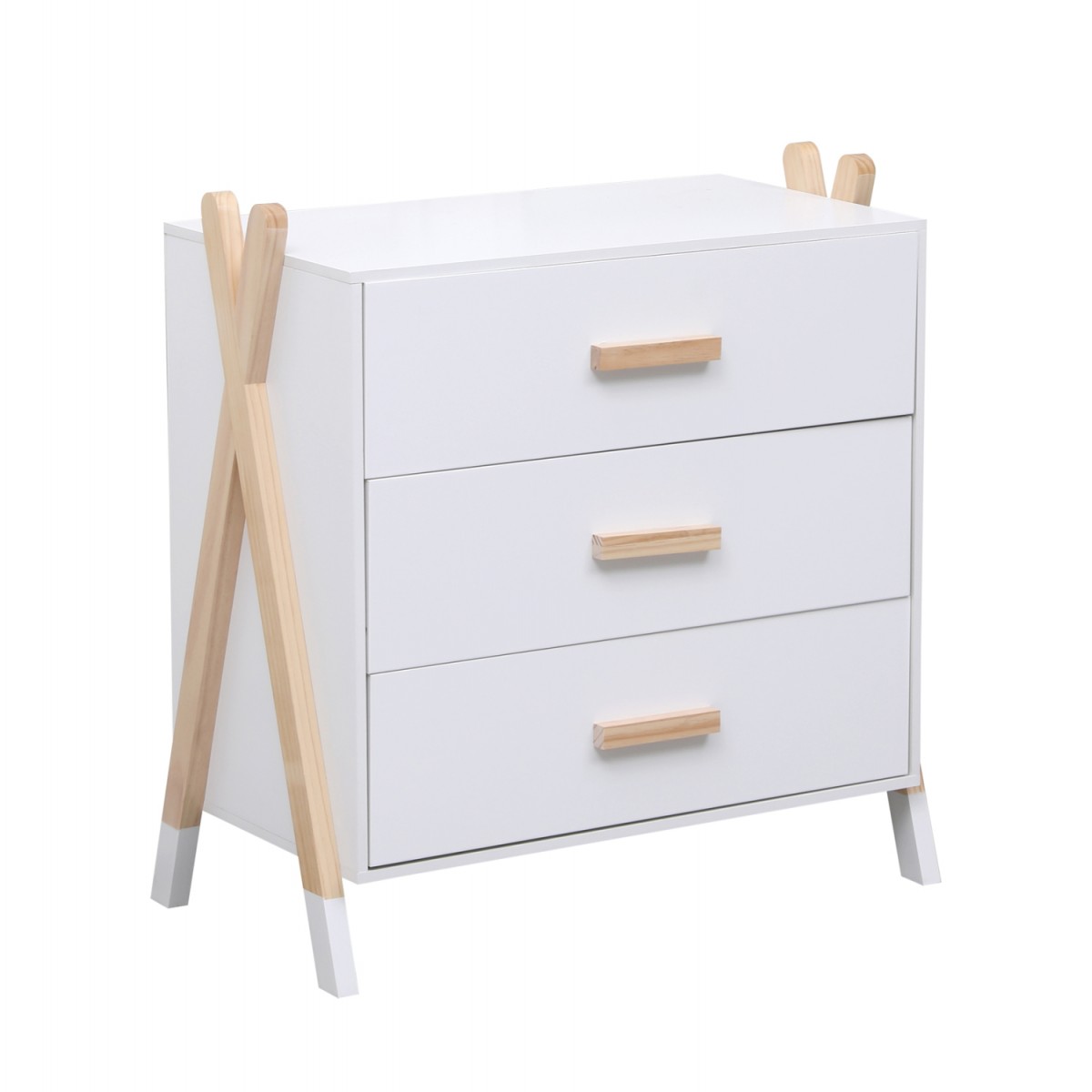 ΣΥΡΤΑΡΙΕΡΑ ΠΑΙΔΙΚH PASCHAL HM2493.03 ΜΕΛΑΜΙΝΗ-ΞΥΛΟ ΠΕΥΚΟΥ 76x40x80.5Υεκ