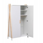 ΝΤΟΥΛΑΠΑ ΠΑΙΔΙΚH PASCHAL HM2494.03 ΛΕΥΚΗ ΜΕΛΑΜΙΝΗ-ΠΟΔΙΑ ΞΥΛΟ ΠΕΥΚΟΥ 96x44x170Υεκ.