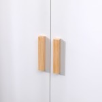 ΝΤΟΥΛΑΠΑ ΠΑΙΔΙΚH PASCHAL HM2494.03 ΛΕΥΚΗ ΜΕΛΑΜΙΝΗ-ΠΟΔΙΑ ΞΥΛΟ ΠΕΥΚΟΥ 96x44x170Υεκ.