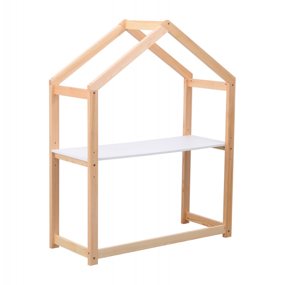 ΓΡΑΦΕΙΟ ΠΑΙΔΙΚΟ PEPE HM2498.03 ΞΥΛΟ ΠΕΥΚΟΥ ΣΕ ΦΥΣΙΚΟ-ΜΕΛΑΜΙΝΗ 120x44x152Υεκ