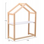 ΓΡΑΦΕΙΟ ΠΑΙΔΙΚΟ PEPE HM2498.03 ΞΥΛΟ ΠΕΥΚΟΥ ΣΕ ΦΥΣΙΚΟ-ΜΕΛΑΜΙΝΗ 120x44x152Υεκ