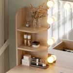 ΤΟΥΑΛΕΤΑ ΜΕ ΦΩΤΙΣΜΟ LED-ΡΑΦΙΑ-ΣΥΡΤΑΡΙΑ LAURYN HM2502.01 SONAMA 108x40x140Υεκ