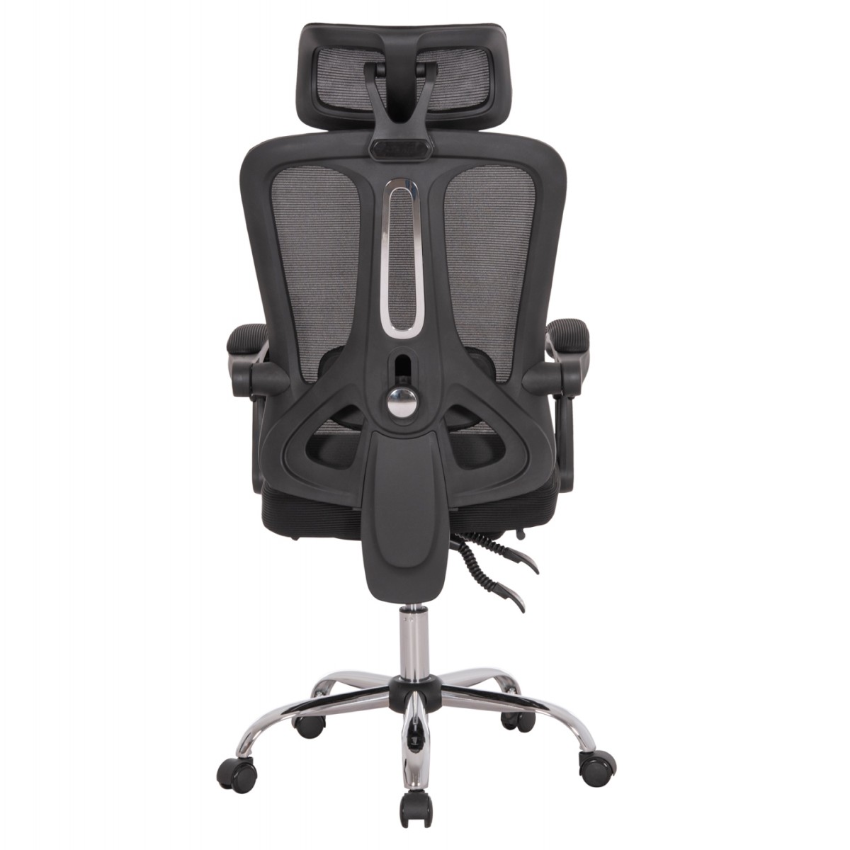 ΚΑΡΕΚΛΑ ΓΡΑΦΕΙΟΥ BARNET HM18258.01 ΜΑΥΡΟ MESH-ΜΑΥΡΟΣ ΣΚΕΛΕΤΟΣ NYLON 61x62x123Υ