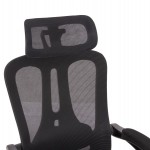 ΚΑΡΕΚΛΑ ΓΡΑΦΕΙΟΥ BARNET HM18258.01 ΜΑΥΡΟ MESH-ΜΑΥΡΟΣ ΣΚΕΛΕΤΟΣ NYLON 61x62x123Υ