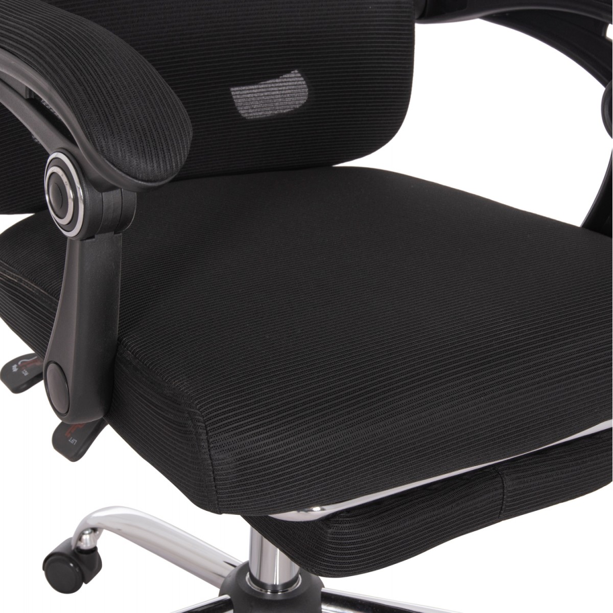 ΚΑΡΕΚΛΑ ΓΡΑΦΕΙΟΥ BARNET HM18258.01 ΜΑΥΡΟ MESH-ΜΑΥΡΟΣ ΣΚΕΛΕΤΟΣ NYLON 61x62x123Υ