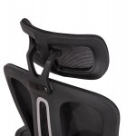 ΚΑΡΕΚΛΑ ΓΡΑΦΕΙΟΥ BARNET HM18258.01 ΜΑΥΡΟ MESH-ΜΑΥΡΟΣ ΣΚΕΛΕΤΟΣ NYLON 61x62x123Υ