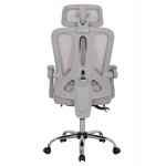 ΚΑΡΕΚΛΑ ΓΡΑΦΕΙΟΥ BARNET HM18258.02 ΓΚΡΙ MESH-ΓΚΡΙ ΣΚΕΛΕΤΟΣ NYLON 61x62x123Υ