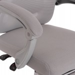 ΚΑΡΕΚΛΑ ΓΡΑΦΕΙΟΥ BARNET HM18258.02 ΓΚΡΙ MESH-ΓΚΡΙ ΣΚΕΛΕΤΟΣ NYLON 61x62x123Υ