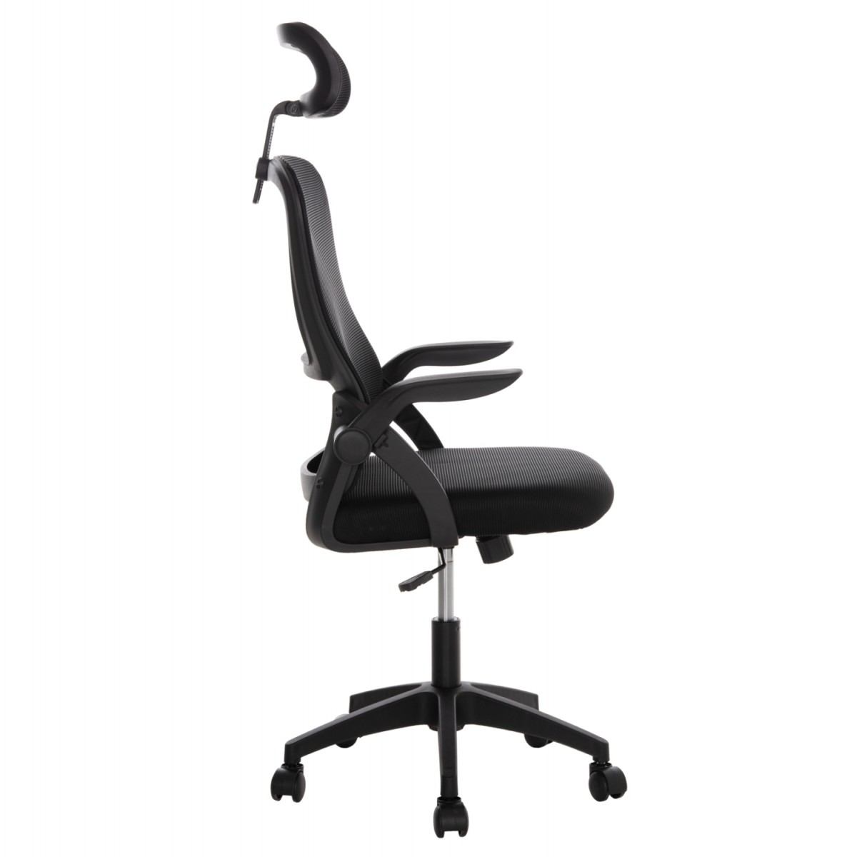 ΚΑΡΕΚΛΑ ΓΡΑΦΕΙΟΥ BLAZER HM1205.01 ΜΑΥΡΟ MESH-ΜΑΥΡΟΣ ΣΚΕΛΕΤΟΣ 60x58x110-130Υεκ.