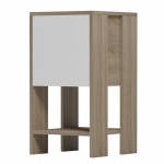ΚΟΜΟΔΙΝΟ ARGUS HM18378.11 ΜΕΛΑΜΙΝΗ ΛΕΥΚΟ/SONAMA 30x30x55Υεκ.