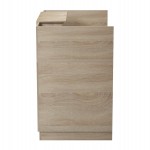 ΓΡΑΦΕΙΟ ΥΠΟΔΟΧΗΣ (RECEPTION) BARRY HM2152.01 ΜΕΛΑΜΙΝΗ ΣΕ SONAMA 120x70x110Υεκ.