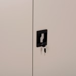 ΝΤΟΥΛΑΠΑ ΜΕΤΑΛΛΙΚΗ DURON HM5959.01 ΔΙΦΥΛΛΗ ΜΕ 5 ΑΠΟΘ. ΧΩΡΟΥΣ ΓΚΡΙ 90Χ40Χ180Yεκ