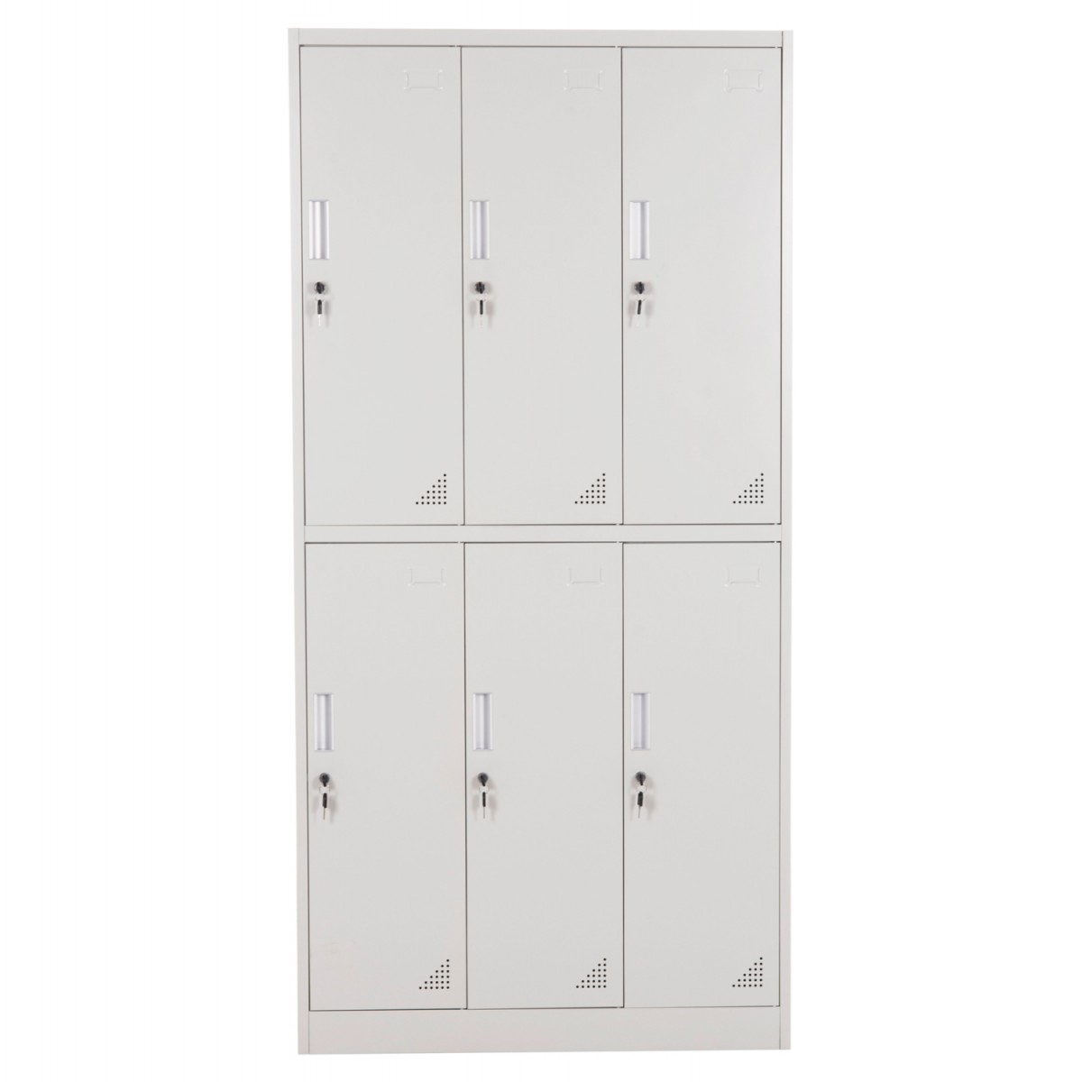 ΦΟΡΙΑΜΟΣ ΜΕΤΑΛΛΙΚΟΣ BRAILA HM5546.11 6 ΝΤΟΥΛΑΠΑΚΙΑ ΜΕ ΚΛΕΙΔΑΡΙΕΣ-ΓΚΡΙ 90x45x185Υεκ.