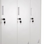 ΦΟΡΙΑΜΟΣ ΜΕΤΑΛΛΙΚΟΣ BRAILA HM5546.11 6 ΝΤΟΥΛΑΠΑΚΙΑ ΜΕ ΚΛΕΙΔΑΡΙΕΣ-ΓΚΡΙ 90x45x185Υεκ.