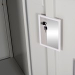 ΦΟΡΙΑΜΟΣ ΜΕΤΑΛΛΙΚΟΣ BRAILA HM5546.11 6 ΝΤΟΥΛΑΠΑΚΙΑ ΜΕ ΚΛΕΙΔΑΡΙΕΣ-ΓΚΡΙ 90x45x185Υεκ.