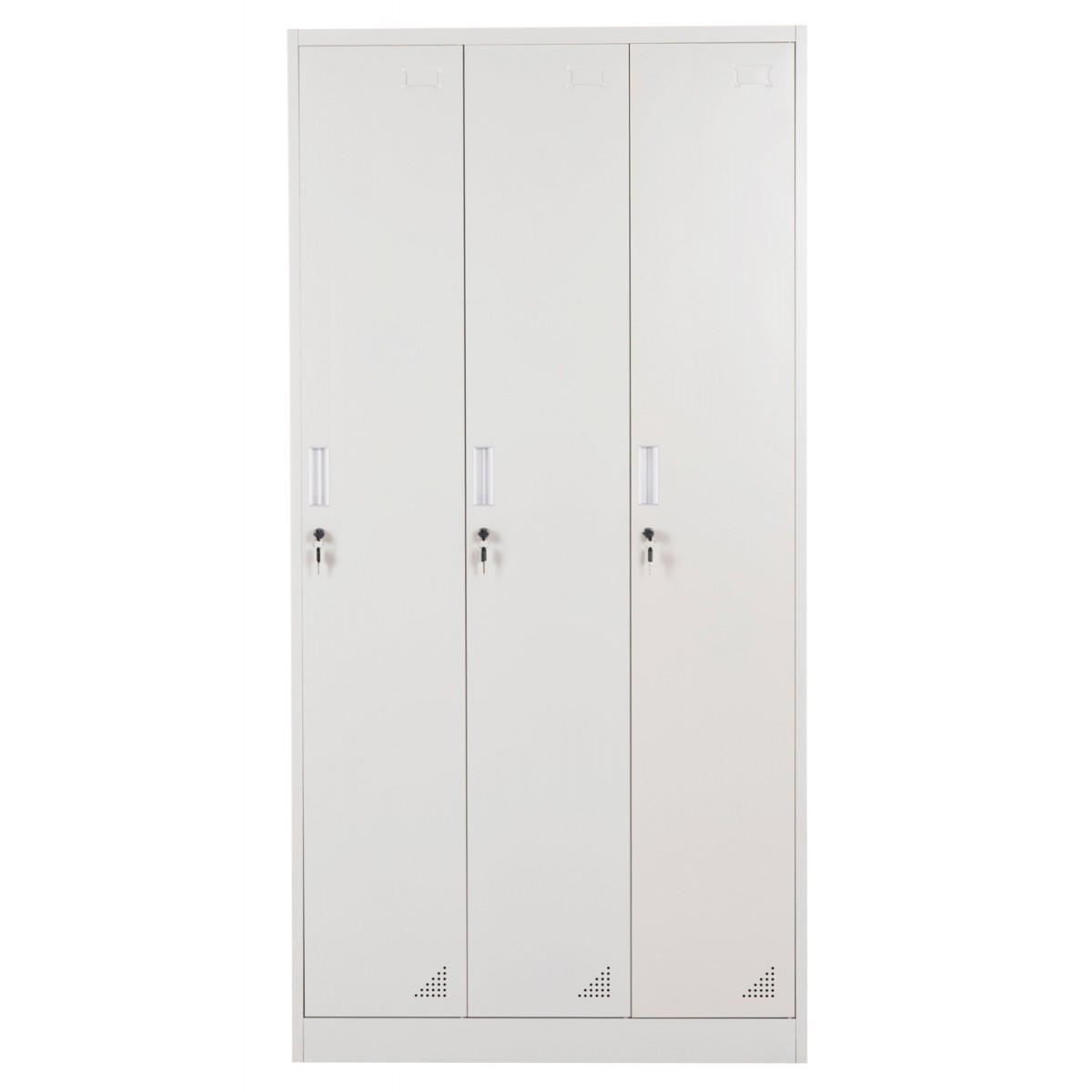 ΜΕΤΑΛΛΙΚΟΣ ΤΡΙΠΛΟΣ ΦΟΡΙΑΜΟΣ ΜΕ ΚΛΕΙΔΑΡΙΕΣ ALTONA HM5634.11 ΓΚΡΙ 90x45x185Υεκ.