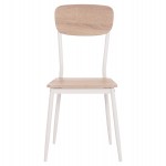 ΚΑΡΕΚΛΑ ΤΡΑΠΕΖΑΡΙΑΣ PAGET HM8373.02 SONAMA--ΛΕΥΚΑ ΜΕΤΑΛΛΙΚΑ ΠΟΔΙΑ 40x49x87,5Υεκ.