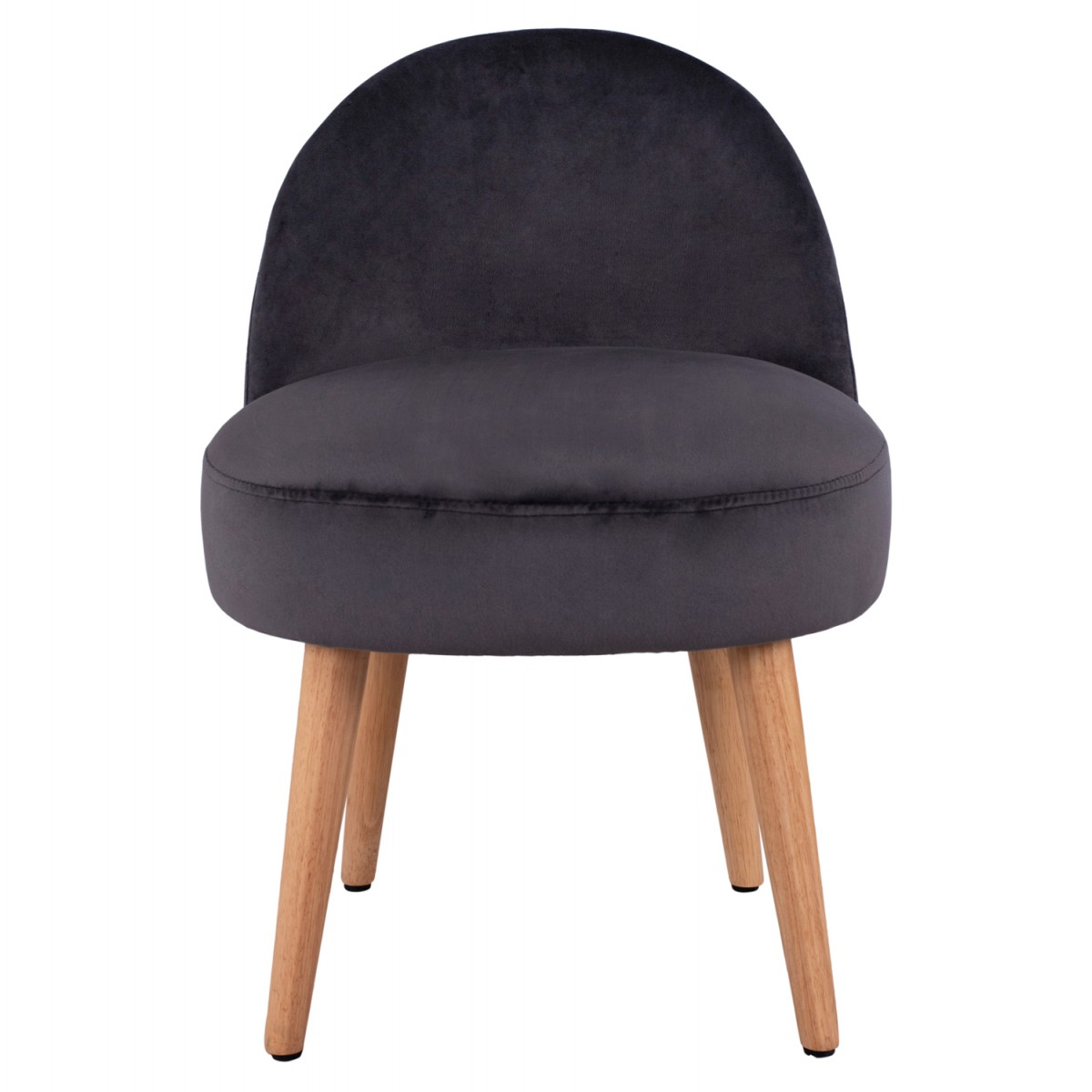 ΣΚΑΜΠΟ ΜΕ ΠΛΑΤΗ YASMINE ΓΚΡΙ ΒΕΛΟΥΔΟ HM8395.01  47x43x63,5Υ εκ.εκ.