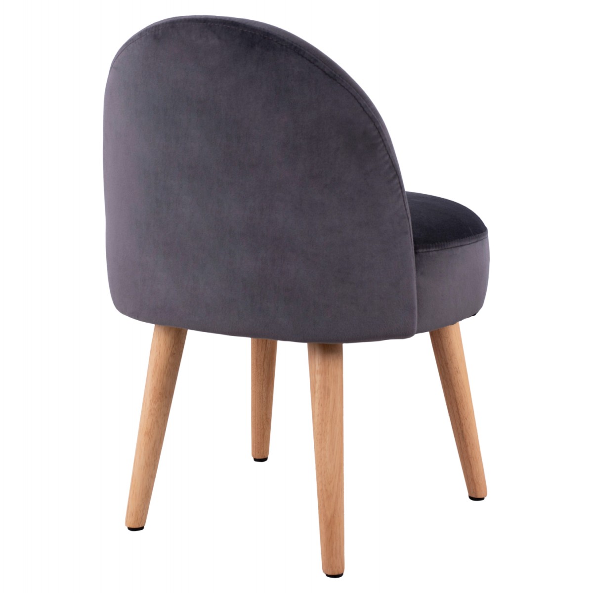 ΣΚΑΜΠΟ ΜΕ ΠΛΑΤΗ YASMINE ΓΚΡΙ ΒΕΛΟΥΔΟ HM8395.01  47x43x63,5Υ εκ.εκ.