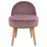 ΣΚΑΜΠΟ ΜΕ ΠΛΑΤΗ YASMINE ΣΑΠΙΟ ΜΗΛΟ ΒΕΛΟΥΔΟ HM8395.02 47x43x63,5Υ εκ.