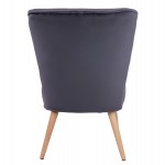 ΚΑΡΕΚΛΑ CARISSA ΒΕΛΟΥΔΟ ΓΚΡΙ HM8404.01 59Χ69Χ81Υ ΕΚ