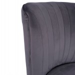 ΚΑΡΕΚΛΑ CARISSA ΒΕΛΟΥΔΟ ΓΚΡΙ HM8404.01 59Χ69Χ81Υ ΕΚ