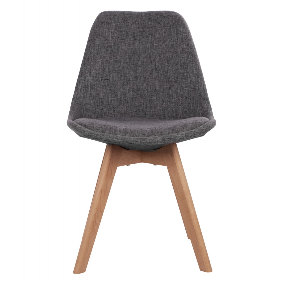 ΚΑΡΕΚΛΑ VEGAS ΜΕ ΞΥΛΙΝΑ ΠΟΔΙΑ ΚΑΙ ΜΕ ΥΦΑΣΜΑ ΓΚΡΙ HM0033.50 48Χ55Χ82 ΕΚ