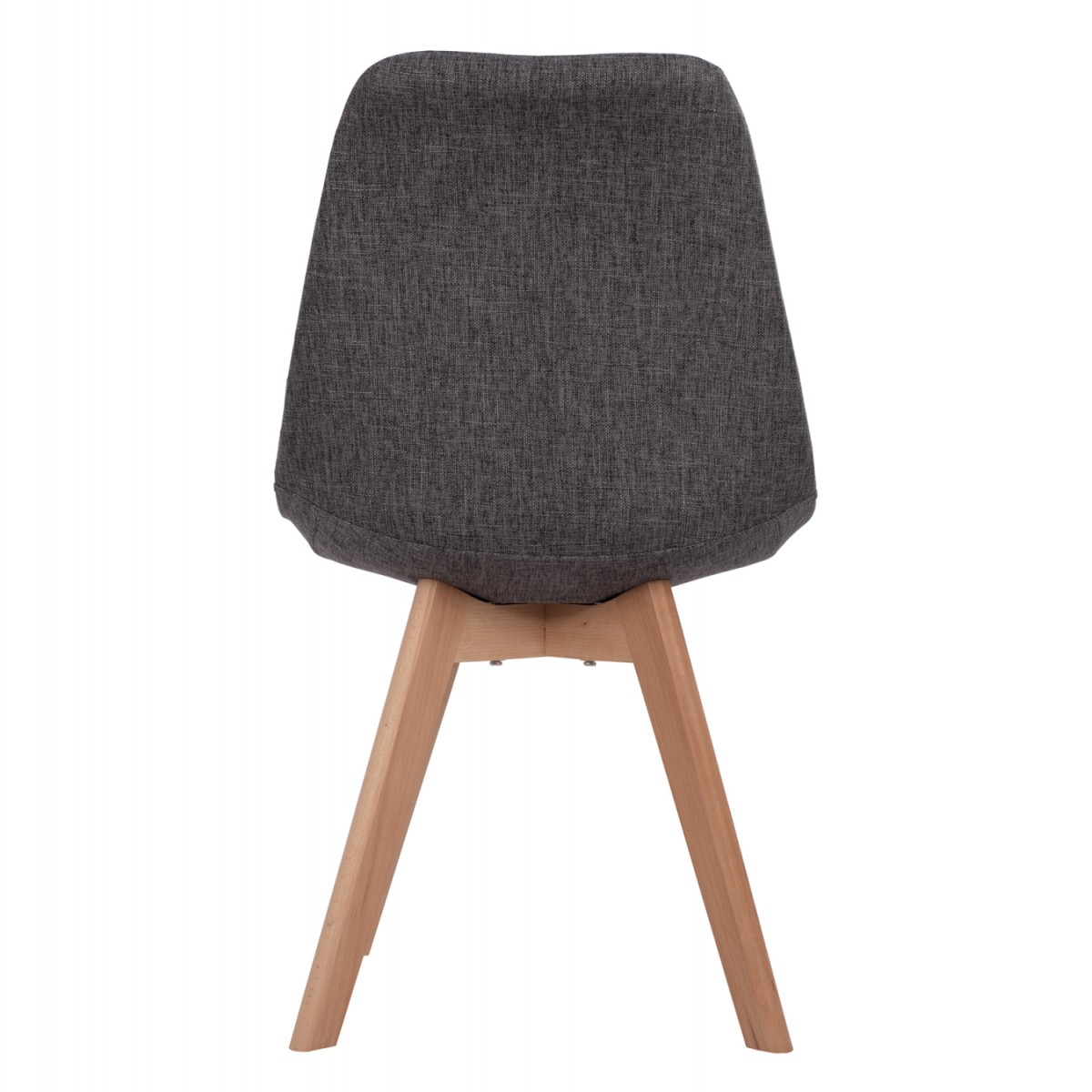 ΚΑΡΕΚΛΑ VEGAS ΜΕ ΞΥΛΙΝΑ ΠΟΔΙΑ ΚΑΙ ΜΕ ΥΦΑΣΜΑ ΓΚΡΙ HM0033.50 48Χ55Χ82 ΕΚ