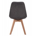 ΚΑΡΕΚΛΑ VEGAS ΜΕ ΞΥΛΙΝΑ ΠΟΔΙΑ ΚΑΙ ΜΕ ΥΦΑΣΜΑ ΓΚΡΙ HM0033.50 48Χ55Χ82 ΕΚ