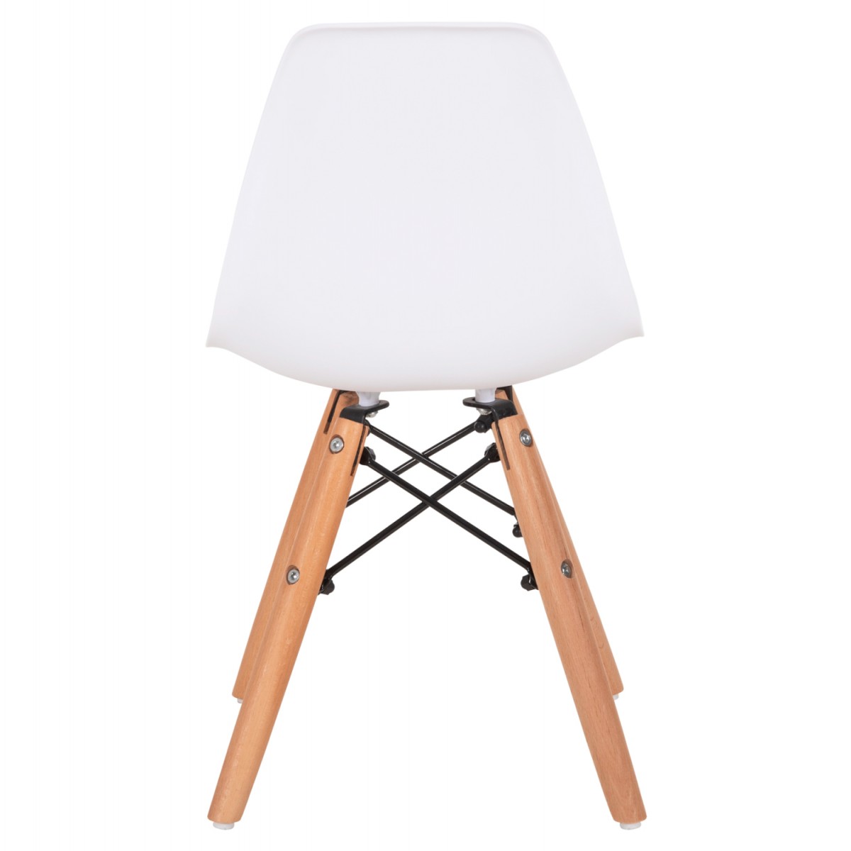 ΚΑΡΕΚΛΑ TWIST KID HM8453.01 ΞΥΛΙΝΑ ΠΟΔΙΑ Κ ΚΑΘΙΣΜΑ PP ΛΕΥΚΟ 31x34x55.5Υεκ