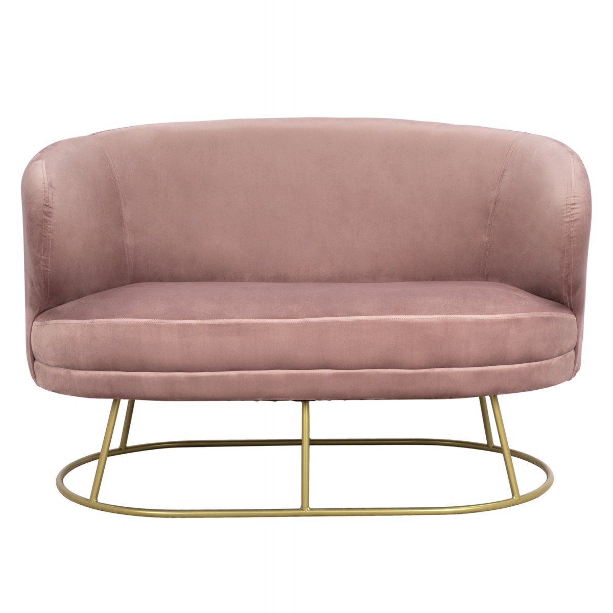 ΚΑΝΑΠΕΣ 2ΘΕΣΙΟΣ ARIEN HM8492.02 ΑΠΟ ΒΕΛΟΥΔΟ ΣΑΠΙΟ ΜΗΛΟ ΜΕ ΧΡΥΣΗ ΒΑΣΗ 125X80X84Y εκ.