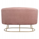 ΚΑΝΑΠΕΣ 2ΘΕΣΙΟΣ ARIEN HM8492.02 ΑΠΟ ΒΕΛΟΥΔΟ ΣΑΠΙΟ ΜΗΛΟ ΜΕ ΧΡΥΣΗ ΒΑΣΗ 125X80X84Y εκ.