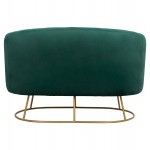 ΚΑΝΑΠΕΣ 2ΘΕΣΙΟΣ ARIEN HM8492.03 ΑΠΟ ΒΕΛΟΥΔΟ ΚΥΠΑΡΙΣΣΙ ΜΕ ΧΡΥΣΗ ΒΑΣΗ 125X80X84Y εκ.