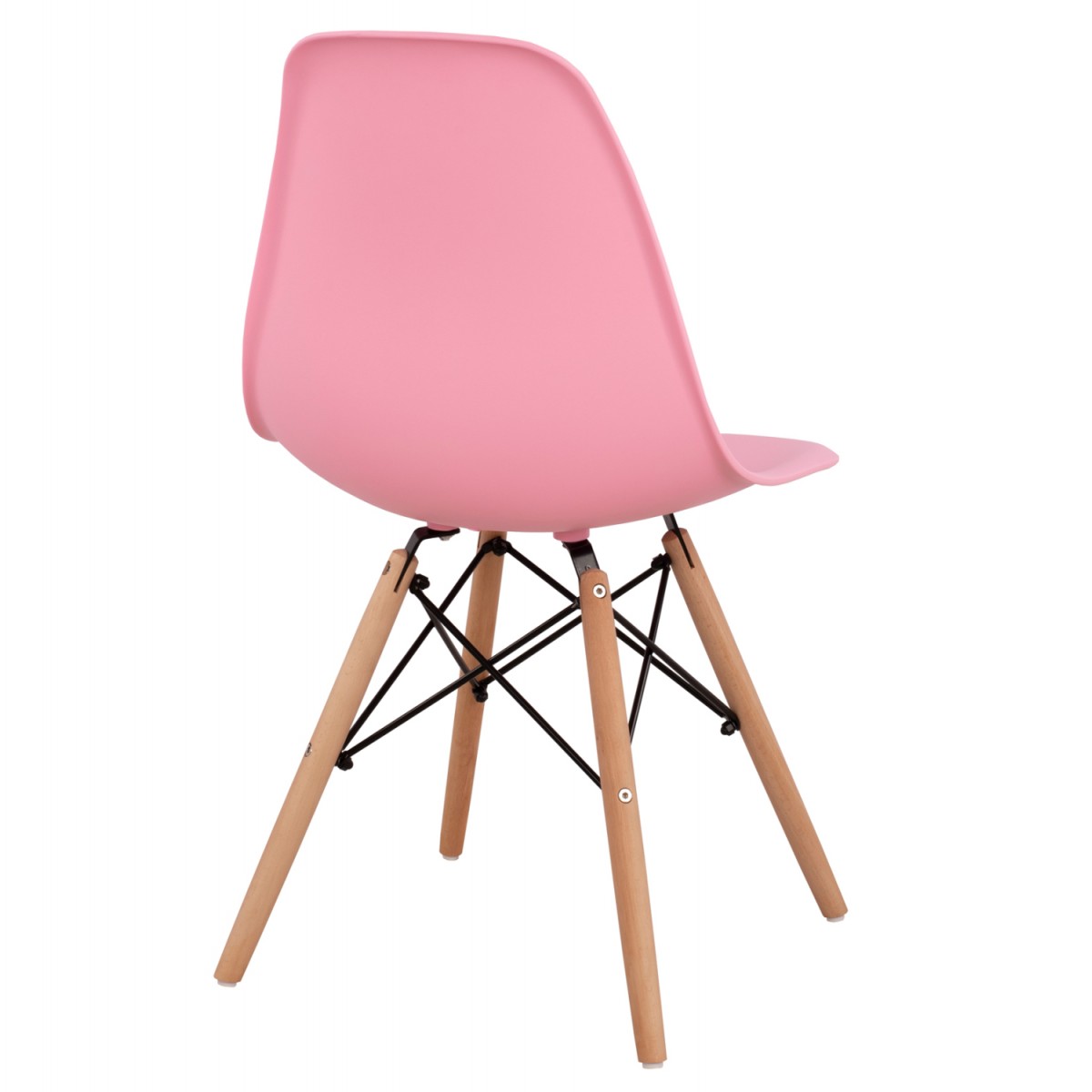 ΚΑΡΕΚΛΑ ΜΕ ΞΥΛΙΝΑ ΠΟΔΙΑ ΚΑΙ ΚΑΘΙΣΜΑ TWIST PP ΡΟΖ HM8460.05 46x50x82 εκ.