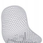 ΚΑΡΕΚΛΑ ΠΟΛΥΠΡΟΠΥΛΕΝΙΟΥ MILANA HM8512.01 ΛΕΥΚΟ ΜΕ ΜΕΤΑΛΛΙΚΑ ΠΟΔΙΑ 45X51X84Υ εκ.