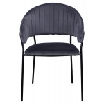 ΠΟΛΥΘΡΟΝΑΚΙ THEODORE HM8520.01 ΑΠΟ ΒΕΛΟΥΔΟ ΓΚΡΙ ΜΕ ΜΕΤΑΛΛΙΚΟ ΣΚΕΛΕΤΟ 55x50x82Υ εκ.