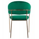 ΠΟΛΥΘΡΟΝΑΚΙ THEODORE HM8520.03 ΑΠΟ ΒΕΛΟΥΔΟ ΚΥΠΑΡΙΣΣΙ ΜΕ ΕΠΙΧΡΥΣΟ ΣΚΕΛΕΤΟ 55Χ50Χ82Υ εκ.