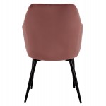 ΠΟΛΥΘΡΟΝΑΚΙ CHARLES HM8522.02 ΜΕ ΒΕΛΟΥΔΟ ΣΑΠΙΟ ΜΗΛΟ 52x60x89Υ εκ.