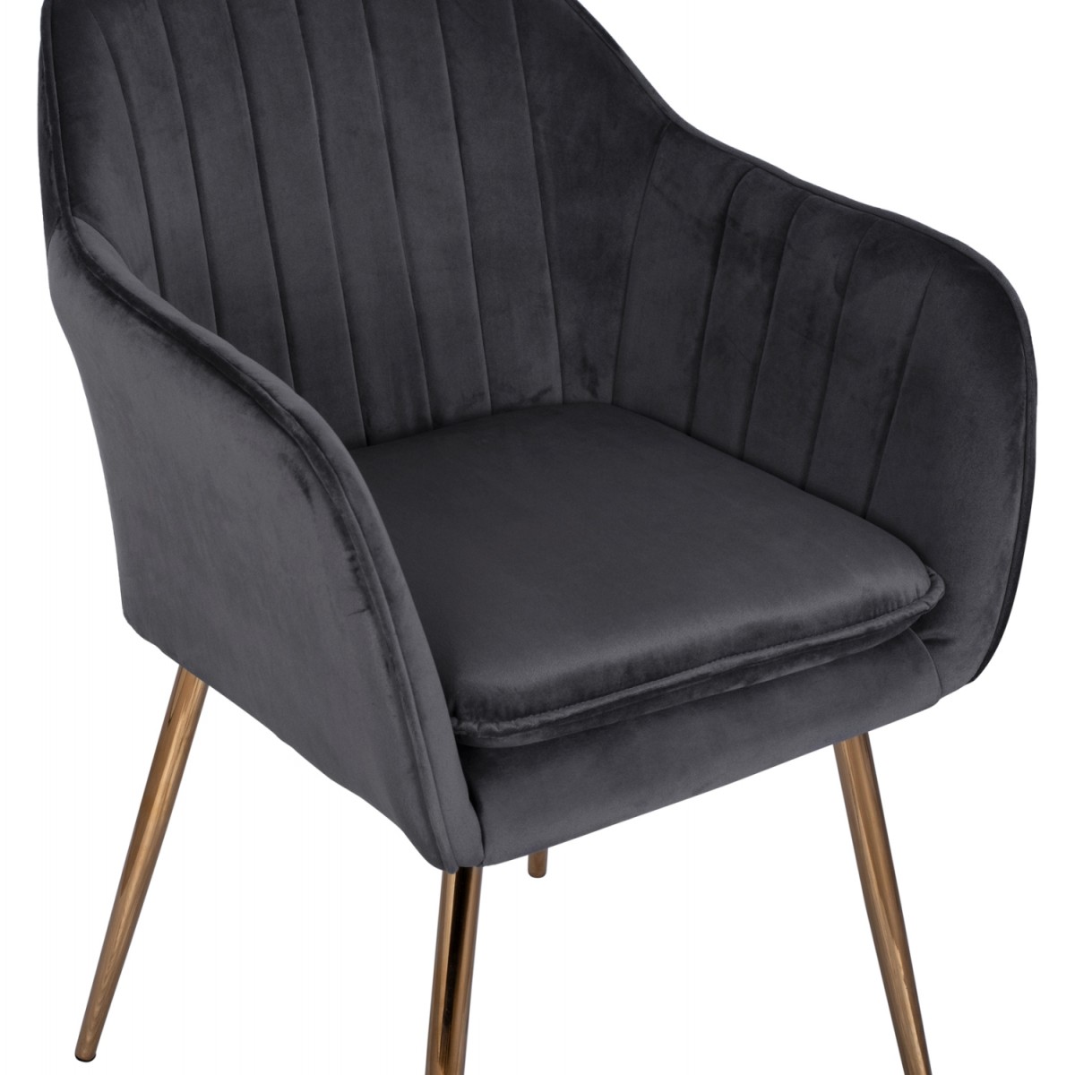 ΠΟΛΥΘΡΟΝΑΚΙ SAWYER ΒΕΛΟΥΔΟ ΓΚΡΙ ΜΕ ΧΡΥΣΑ ΠΟΔΙΑ HM8523.01 55Χ60Χ83Υ εκ.