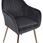 ΠΟΛΥΘΡΟΝΑΚΙ SAWYER ΒΕΛΟΥΔΟ ΓΚΡΙ ΜΕ ΧΡΥΣΑ ΠΟΔΙΑ HM8523.01 55Χ60Χ83Υ εκ.