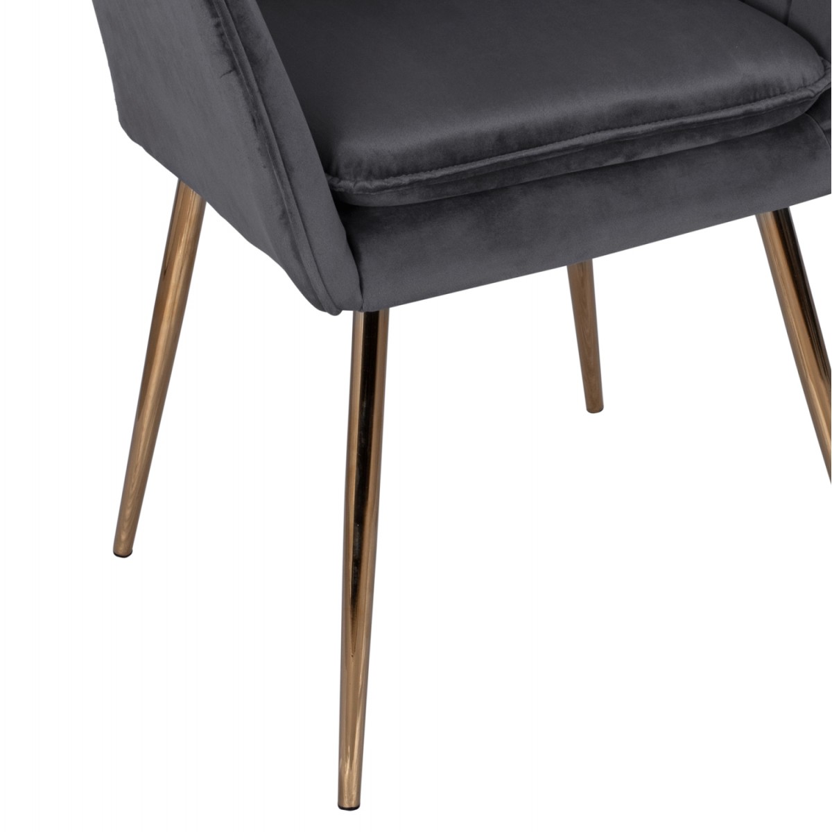 ΠΟΛΥΘΡΟΝΑΚΙ SAWYER ΒΕΛΟΥΔΟ ΓΚΡΙ ΜΕ ΧΡΥΣΑ ΠΟΔΙΑ HM8523.01 55Χ60Χ83Υ εκ.